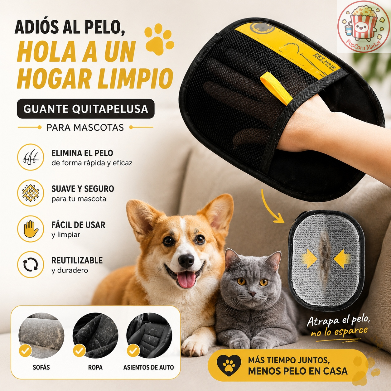 GUANTE QUITA PELOS